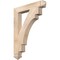 Ekena Millwork Merced Arts & Crafts Smooth Bracket, Douglas Fir, 3 1/2"W x 24"D x 32"H BKT04X24X32MRC03SDF - alternate 1